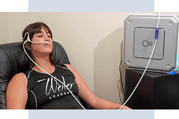 Oxygen bar in use at Weiler Academy